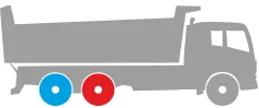 ZDRM supported axle position