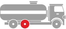 ZDRM supported axle position